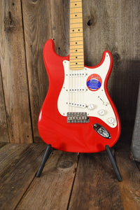 SOLD - Fender Stratocaster Eric Clapton Signature Torino Red MINT NOS 2004 - Mahar's Vintage Guitars
