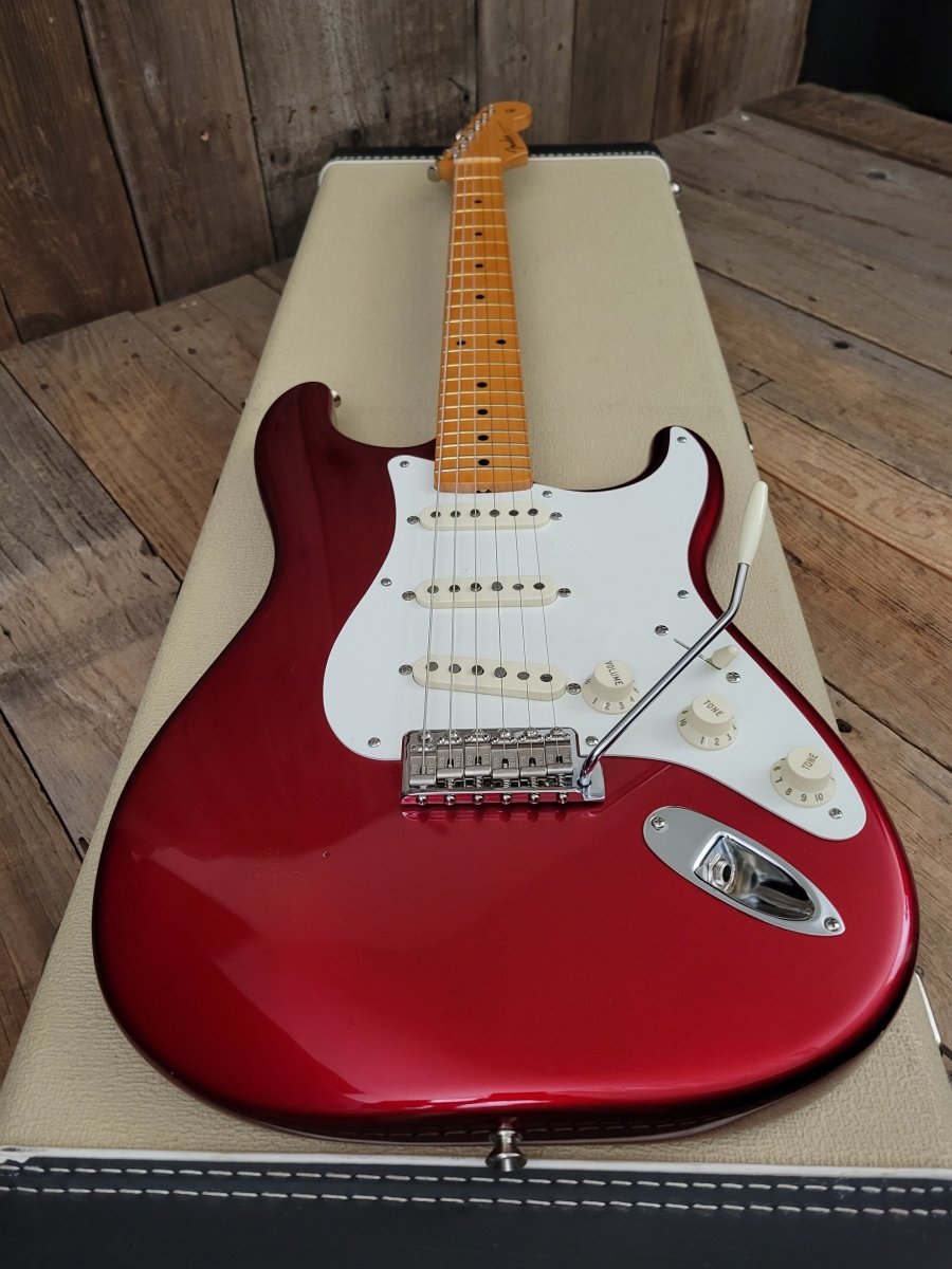 SOLD - Fender Stratocaster Eric Johnson 2006 Candy Apple Red - Mahar's Vintage Guitars