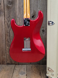 SOLD - Fender Stratocaster Eric Johnson 2006 Candy Apple Red - Mahar's Vintage Guitars