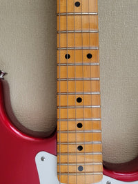 SOLD - Fender Stratocaster Eric Johnson 2006 Candy Apple Red - Mahar's Vintage Guitars