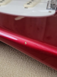 SOLD - Fender Stratocaster Eric Johnson 2006 Candy Apple Red - Mahar's Vintage Guitars