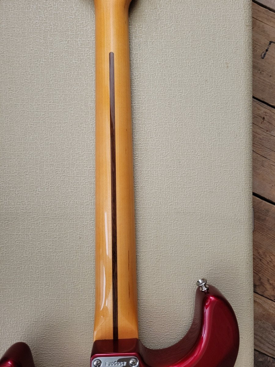 SOLD - Fender Stratocaster Eric Johnson 2006 Candy Apple Red - Mahar's Vintage Guitars