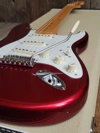 SOLD - Fender Stratocaster Eric Johnson 2006 Candy Apple Red - Mahar's Vintage Guitars
