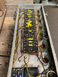 SOLD - Fender Super Amp 1961 Pre CBS Brown Tolex Oxblood Grille - Mahar's Vintage Guitars