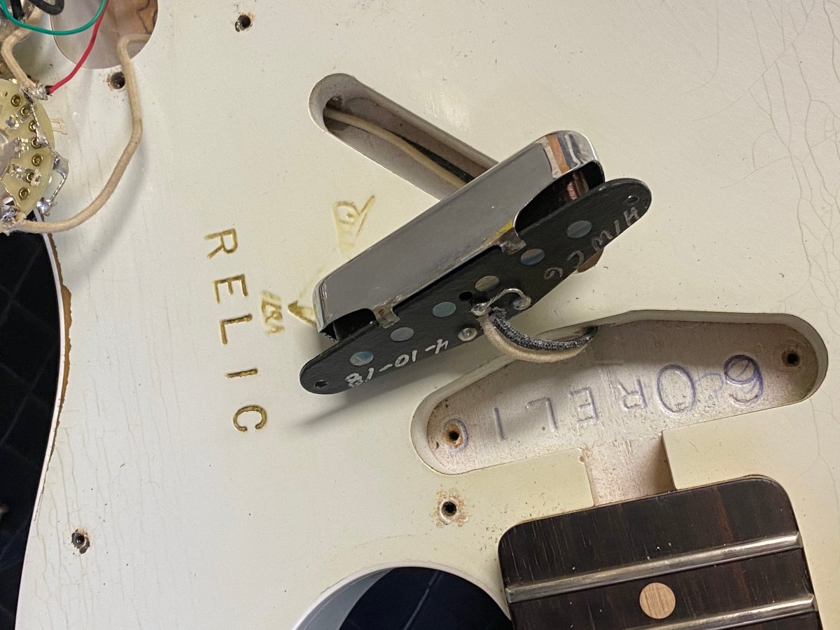 SOLD - Fender Telecaster Custom 1960 Custom Shop Heavy Relic 2018 - Mahar's Vintage Guitars