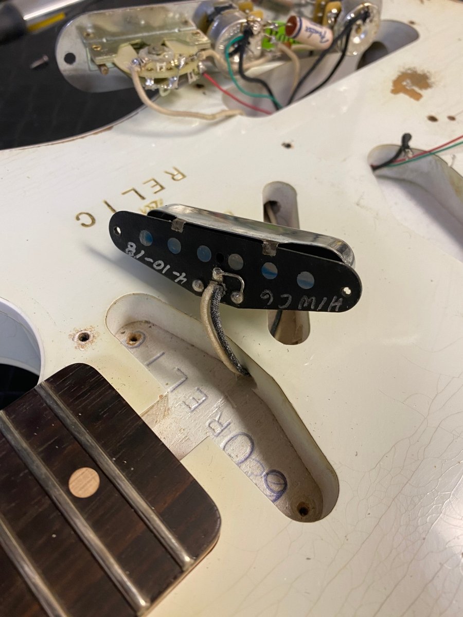 SOLD - Fender Telecaster Custom 1960 Custom Shop Heavy Relic 2018 - Mahar's Vintage Guitars