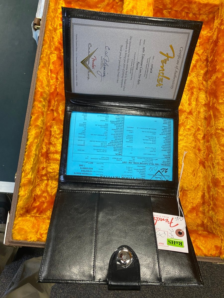 SOLD - Fender Telecaster Custom 1960 Custom Shop Heavy Relic 2018 - Mahar's Vintage Guitars