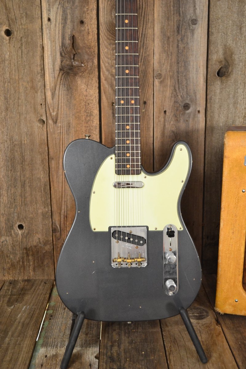 SOLD - Fender Telecaster Custom Shop '62 Tele Journeyman 2016 Charcoal Frost - Mahar's Vintage Guitars