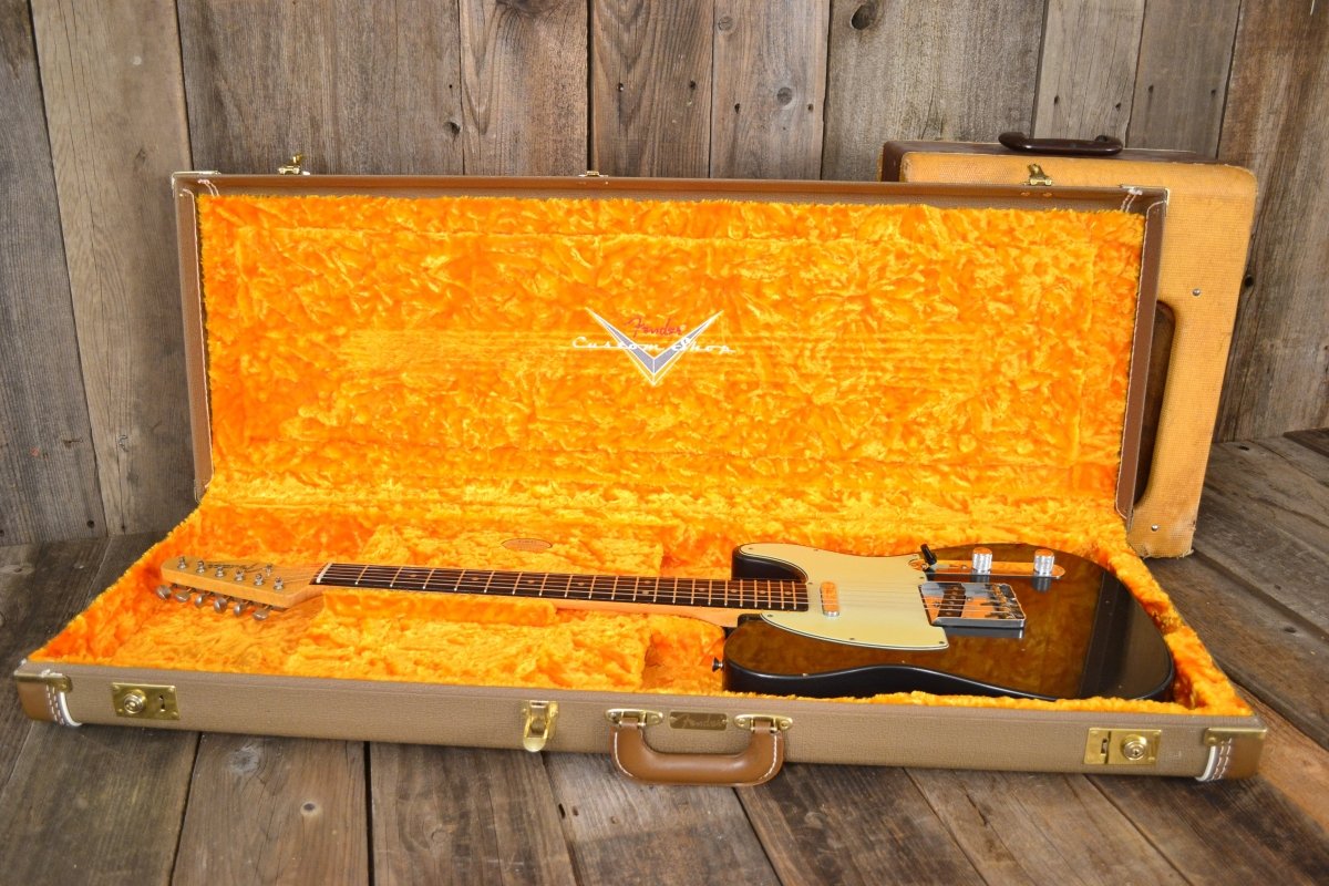 SOLD - Fender Telecaster Custom Shop '62 Tele Journeyman 2016 Charcoal Frost - Mahar's Vintage Guitars