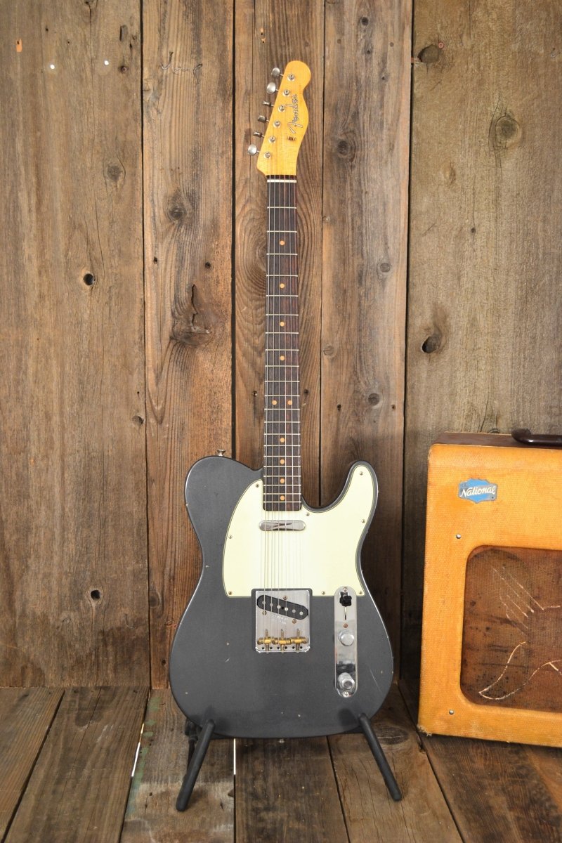 SOLD - Fender Telecaster Custom Shop '62 Tele Journeyman 2016 Charcoal Frost - Mahar's Vintage Guitars