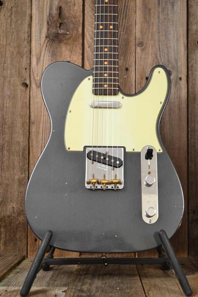SOLD - Fender Telecaster Custom Shop '62 Tele Journeyman 2016 Charcoal Frost - Mahar's Vintage Guitars