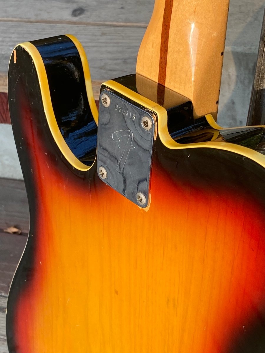 SOLD - Fender Telecaster Custom with factory Bigsby 1969 - Mahar's Vintage Guitars