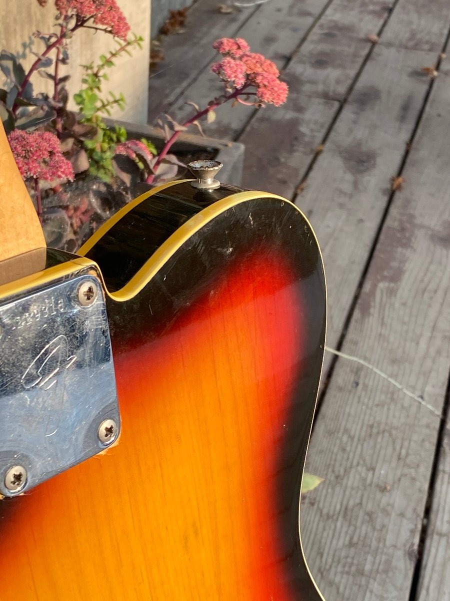 SOLD - Fender Telecaster Custom with factory Bigsby 1969 - Mahar's Vintage Guitars