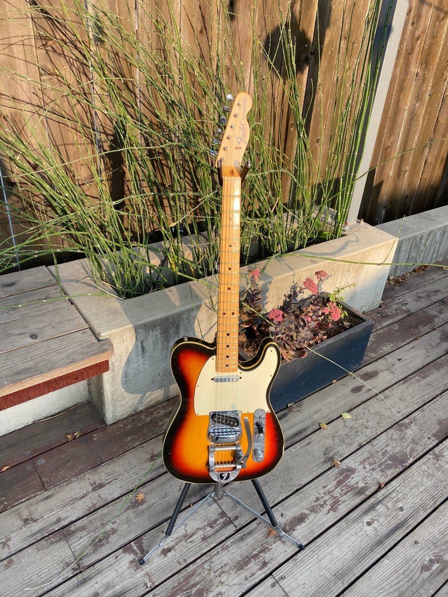 SOLD - Fender Telecaster Custom with factory Bigsby 1969 - Mahar's Vintage Guitars