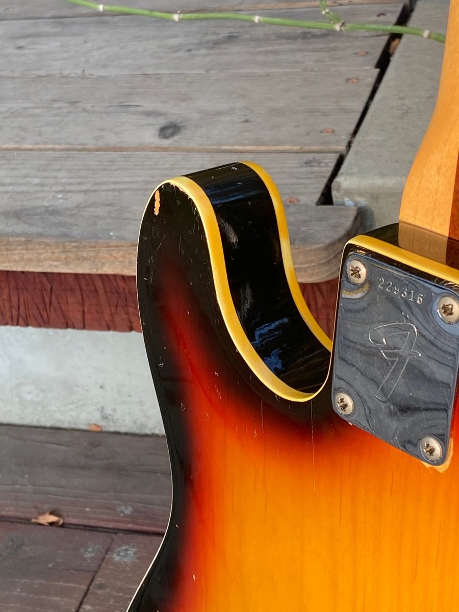 SOLD - Fender Telecaster Custom with factory Bigsby 1969 - Mahar's Vintage Guitars