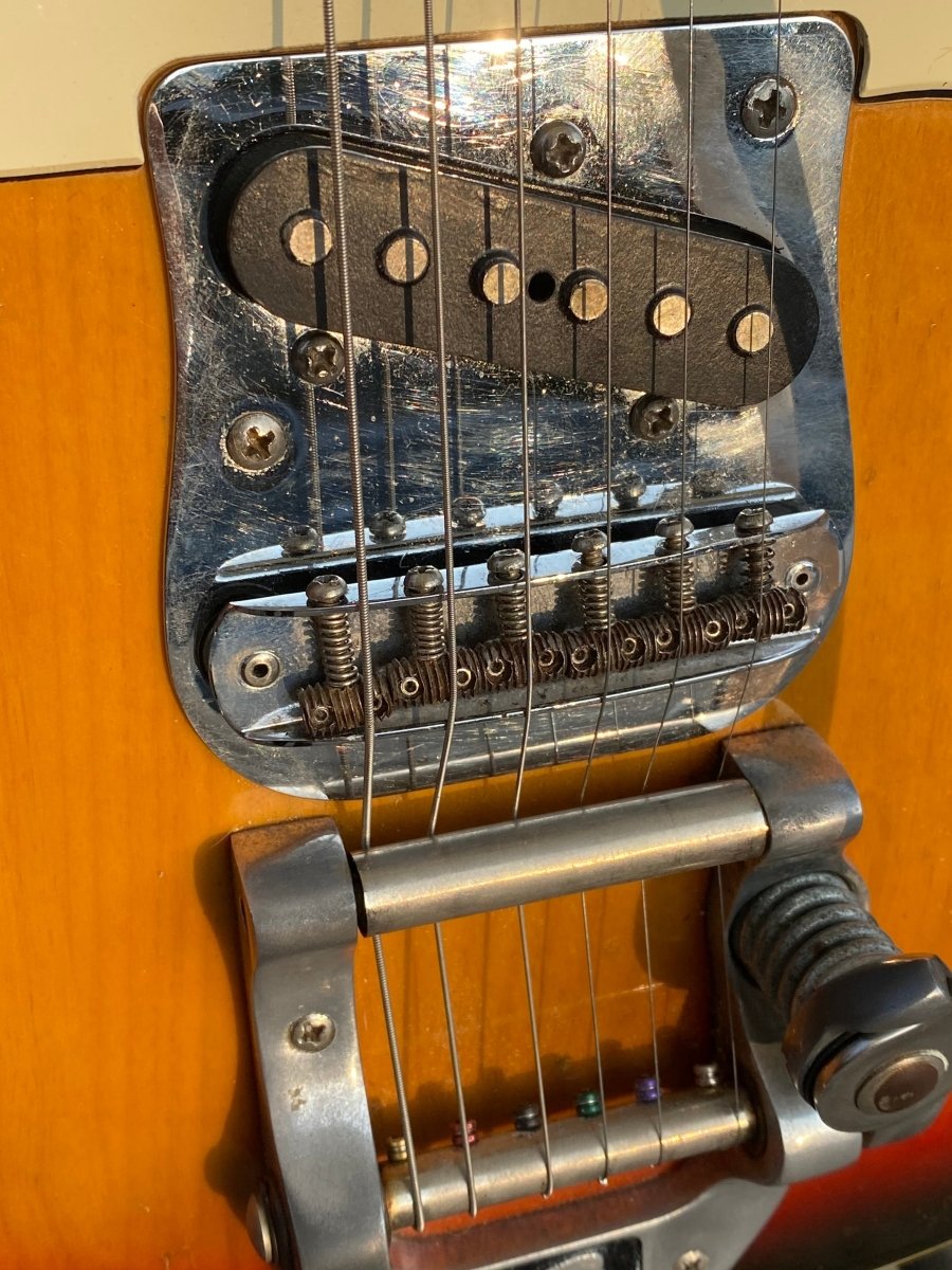 SOLD - Fender Telecaster Custom with factory Bigsby 1969 - Mahar's Vintage Guitars