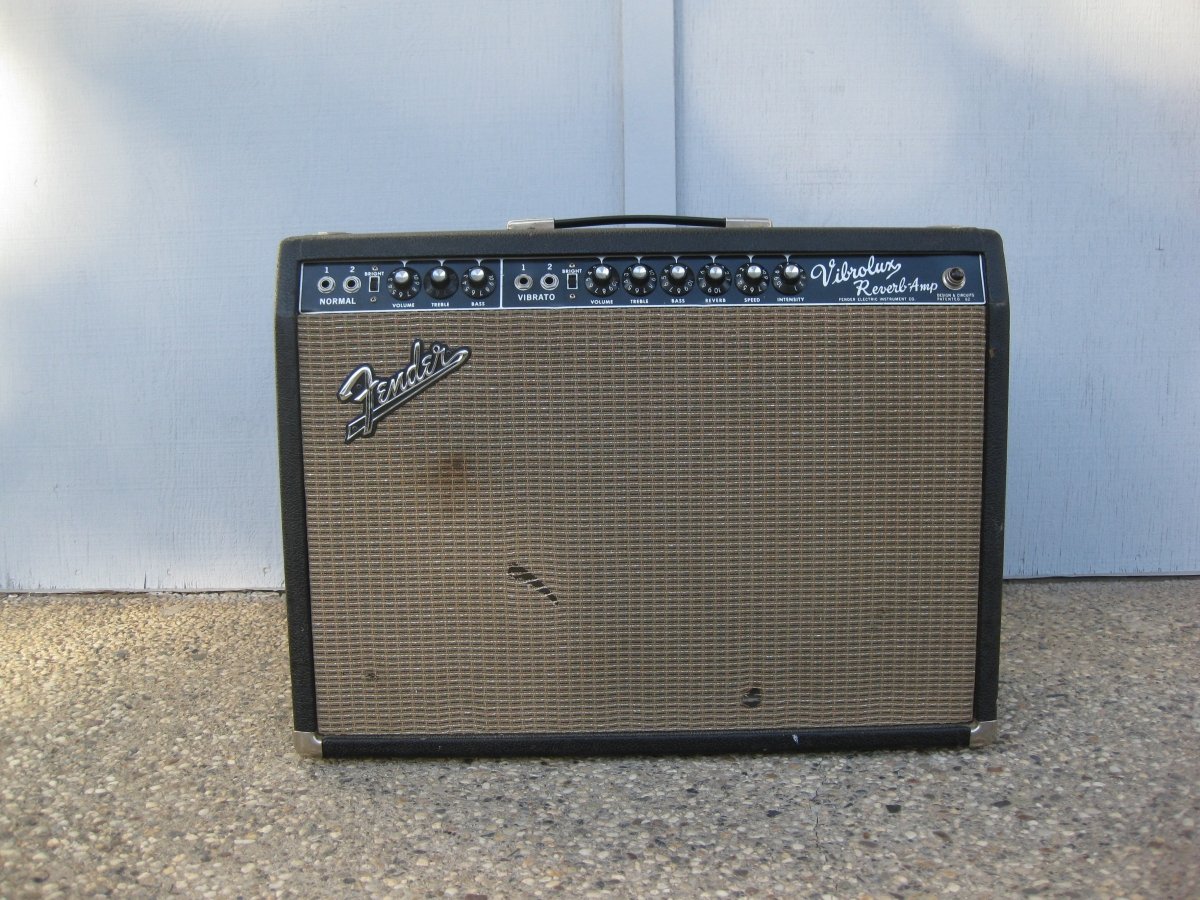 SOLD - Fender Vibrolux Reverb AA864 Pre CBS 1965 (February) - Mahar's Vintage Guitars