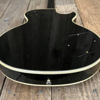 SOLD - Gibson 20th Anniversary Les Paul Custom Left Handed 1975 Black - Mahar's Vintage Guitars