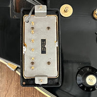 SOLD - Gibson 20th Anniversary Les Paul Custom Left Handed 1975 Black - Mahar's Vintage Guitars