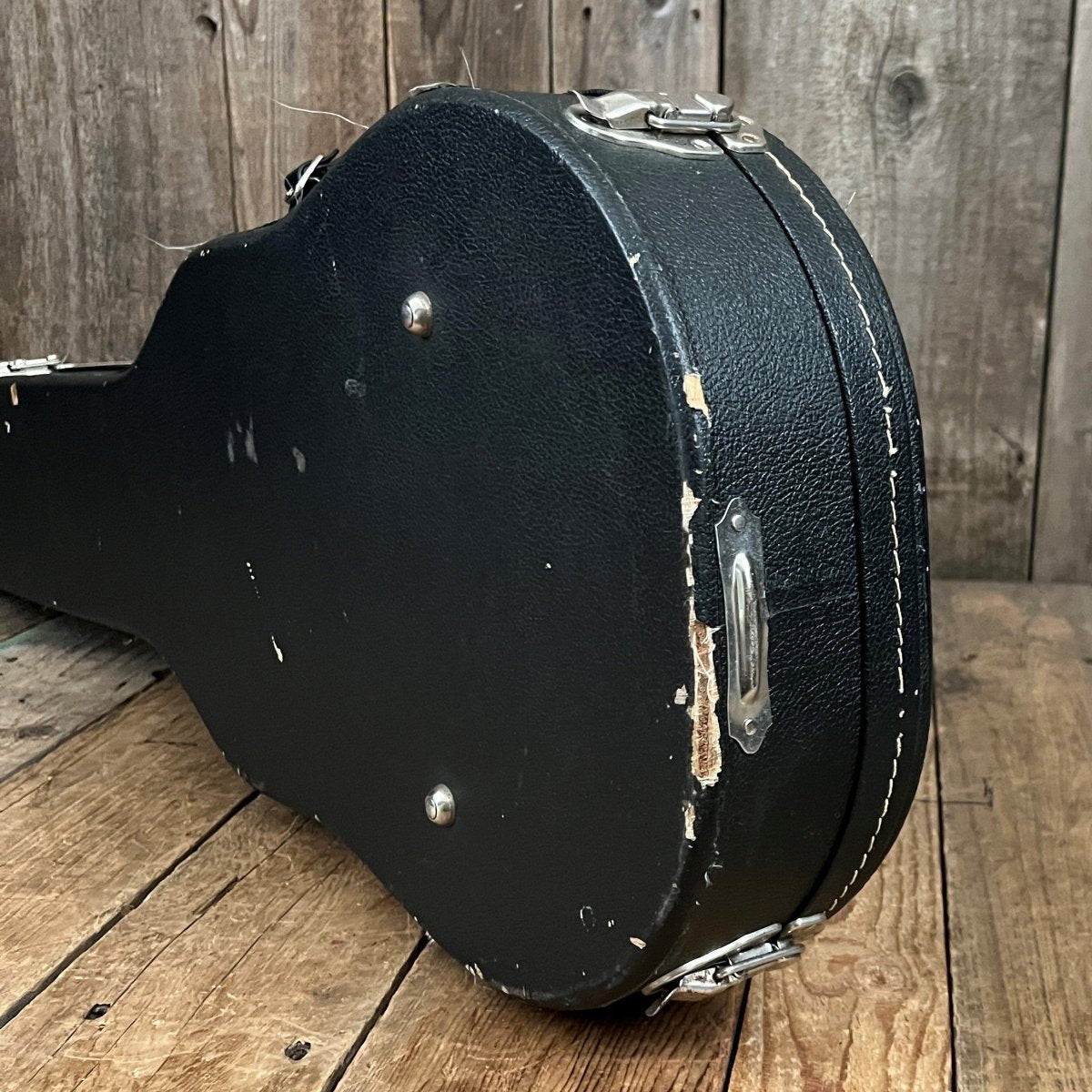 SOLD - Gibson 20th Anniversary Les Paul Custom Left Handed 1975 Black - Mahar's Vintage Guitars