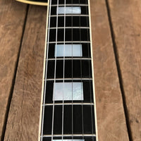 SOLD - Gibson 20th Anniversary Les Paul Custom Left Handed 1975 Black - Mahar's Vintage Guitars