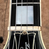 SOLD - Gibson 20th Anniversary Les Paul Custom Left Handed 1975 Black - Mahar's Vintage Guitars