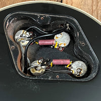 SOLD - Gibson 20th Anniversary Les Paul Custom Left Handed 1975 Black - Mahar's Vintage Guitars