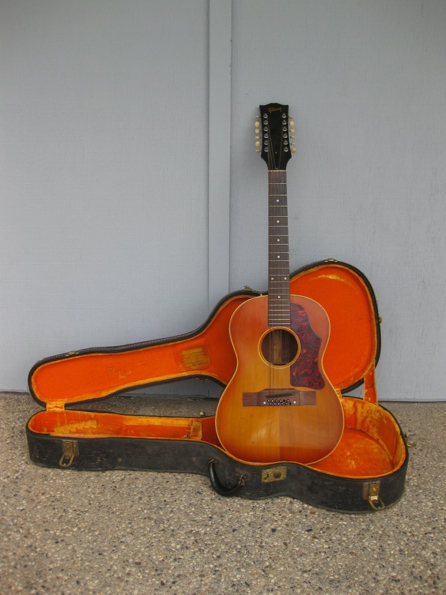 SOLD - Gibson B - 25 - 12 12 String Acoustic Guitar 1964 - Mahar's Vintage Guitars