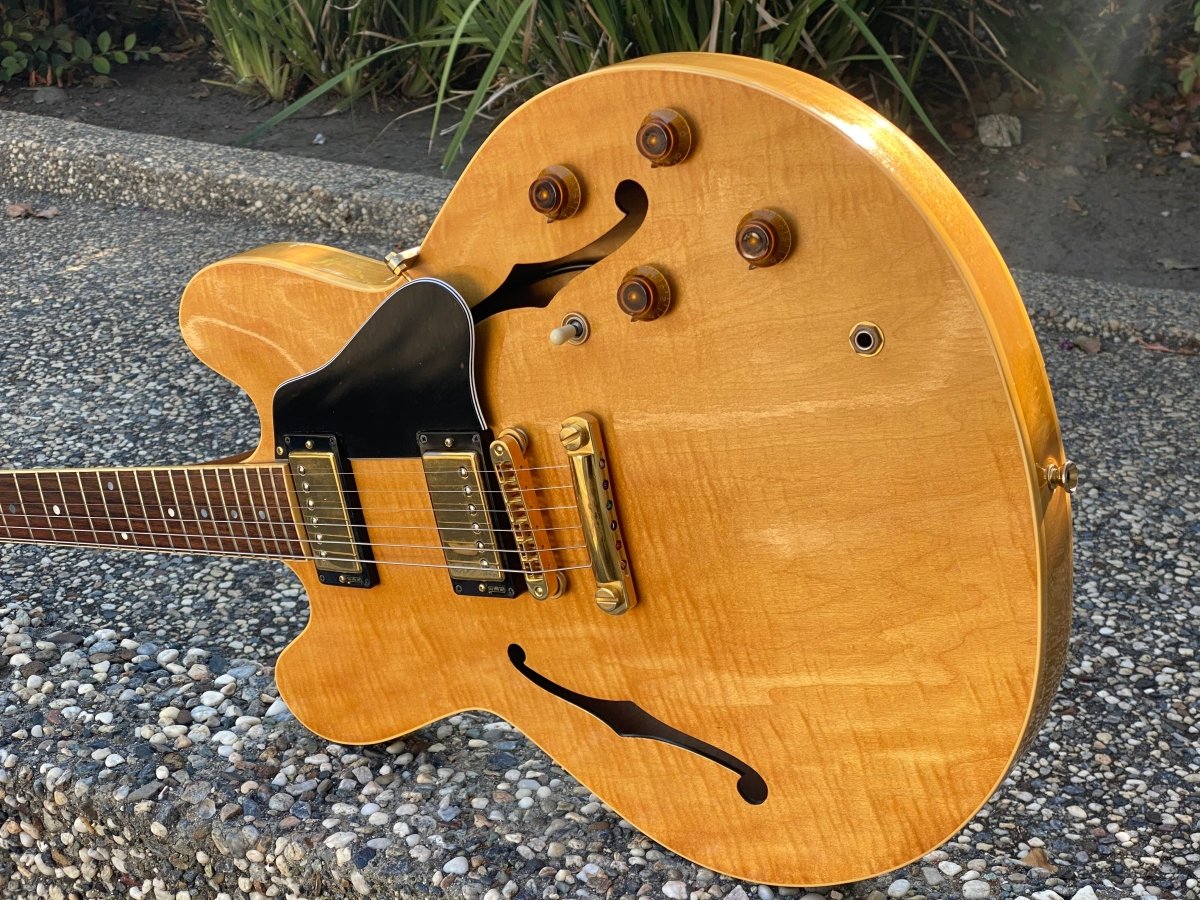 SOLD - Gibson ES - 335 DOT Reissue 1984 Blonde Natural SOLD - Mahar's Vintage Guitars