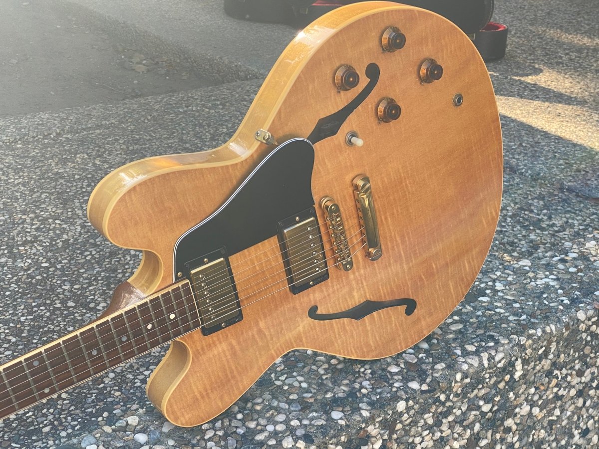SOLD - Gibson ES - 335 DOT Reissue 1984 Blonde Natural SOLD - Mahar's Vintage Guitars