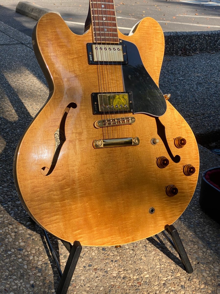 SOLD - Gibson ES - 335 DOT Reissue 1984 Blonde Natural SOLD - Mahar's Vintage Guitars