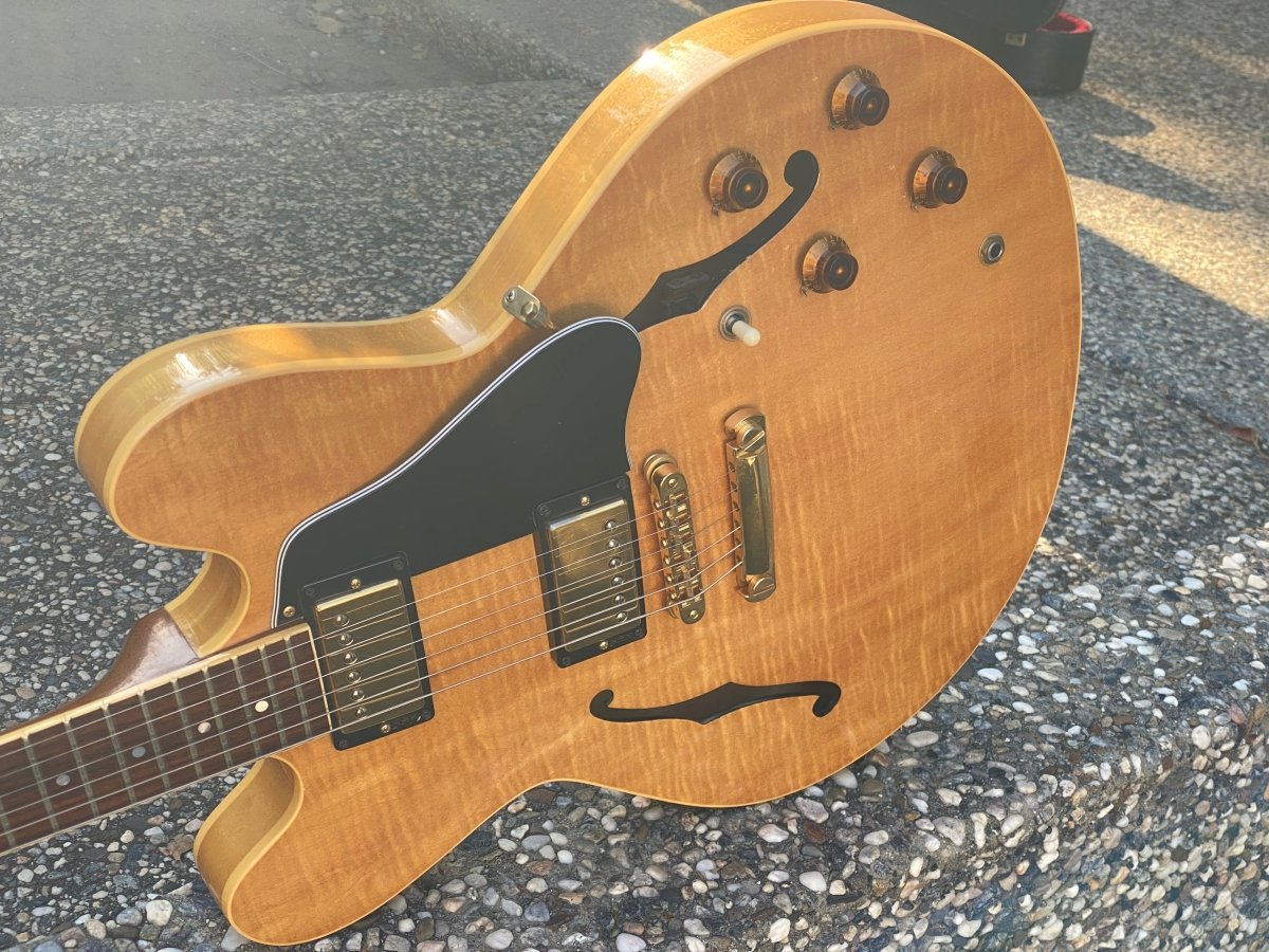 SOLD - Gibson ES - 335 DOT Reissue 1984 Blonde Natural SOLD - Mahar's Vintage Guitars