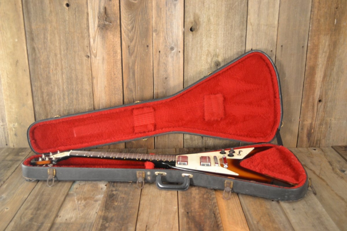 SOLD - Gibson Flying V 1980 Sunburst - Mahar's Vintage Guitars