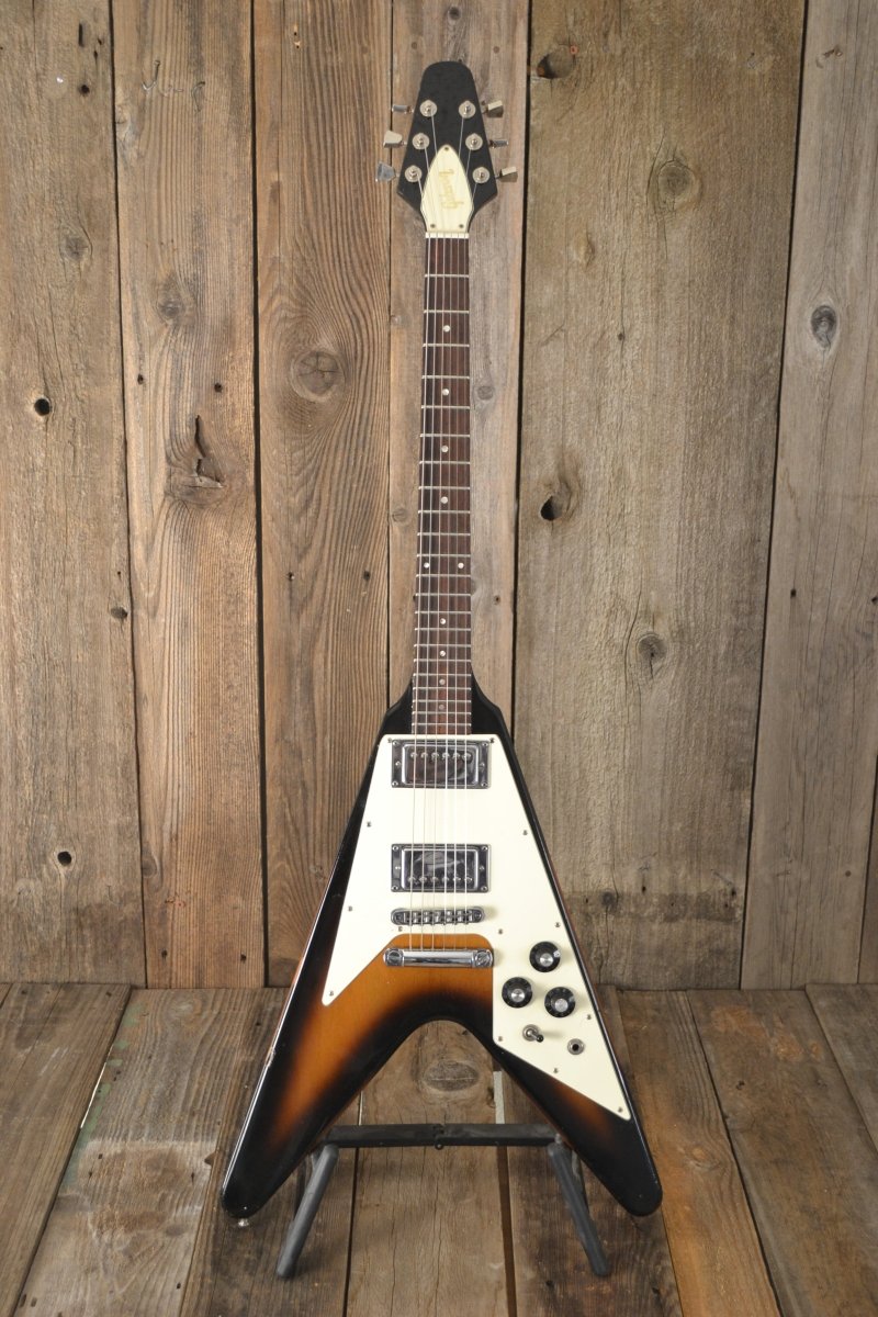SOLD - Gibson Flying V 1980 Sunburst - Mahar's Vintage Guitars