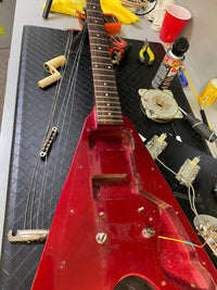 SOLD - Gibson Flying V 1982 Candy Apple Red - Mahar's Vintage Guitars