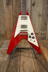 SOLD - Gibson Flying V 1982 Candy Apple Red - Mahar's Vintage Guitars