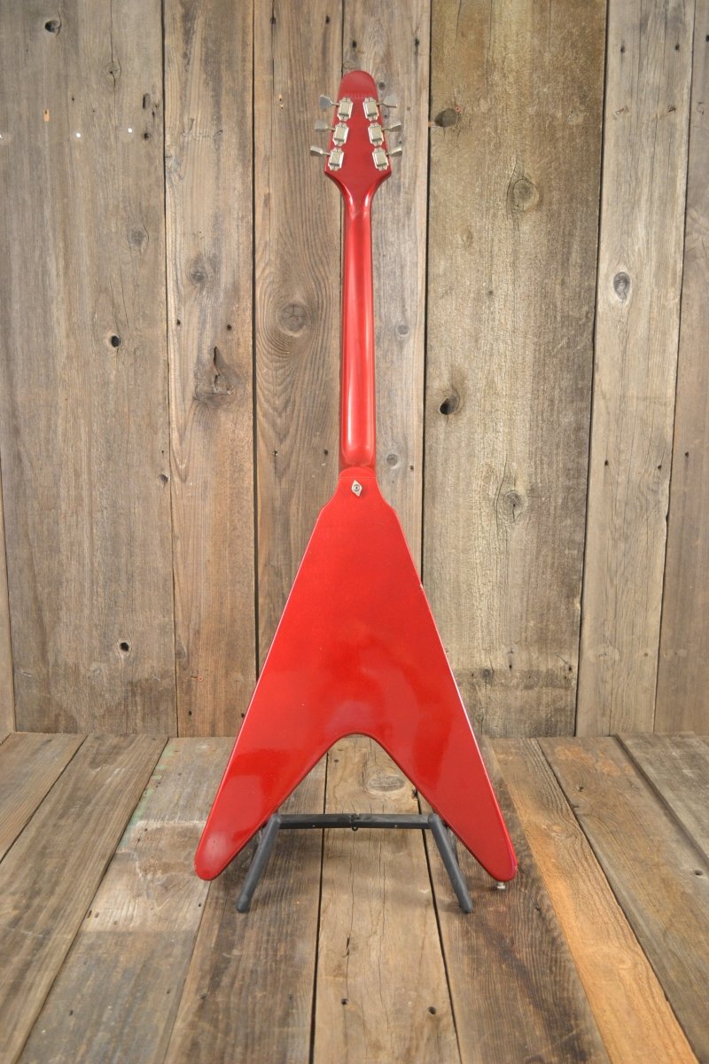 SOLD - Gibson Flying V 1982 Candy Apple Red - Mahar's Vintage Guitars