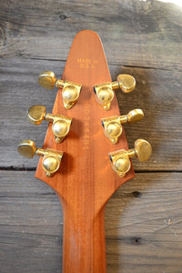 SOLD - Gibson Flying V 2004 1958 reissue natural mahogany - Mahar's Vintage Guitars