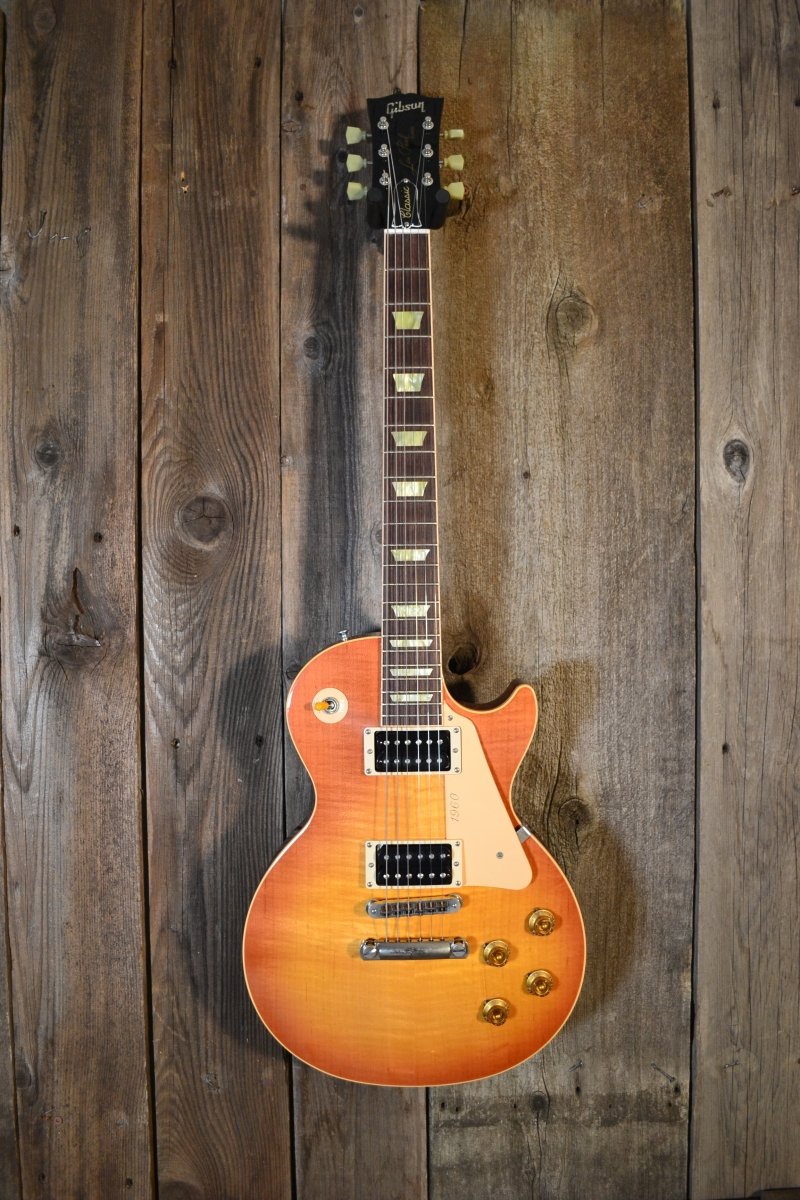 SOLD - Gibson Les Paul 1960 Classic 2005 Near Mint Honey Burst - Mahar's Vintage Guitars