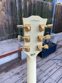 SOLD - Gibson Les Paul Custom White Custom Shop 2008 - SOLD - Mahar's Vintage Guitars