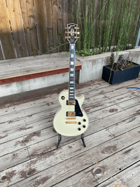 SOLD - Gibson Les Paul Custom White Custom Shop 2008 - SOLD - Mahar's Vintage Guitars