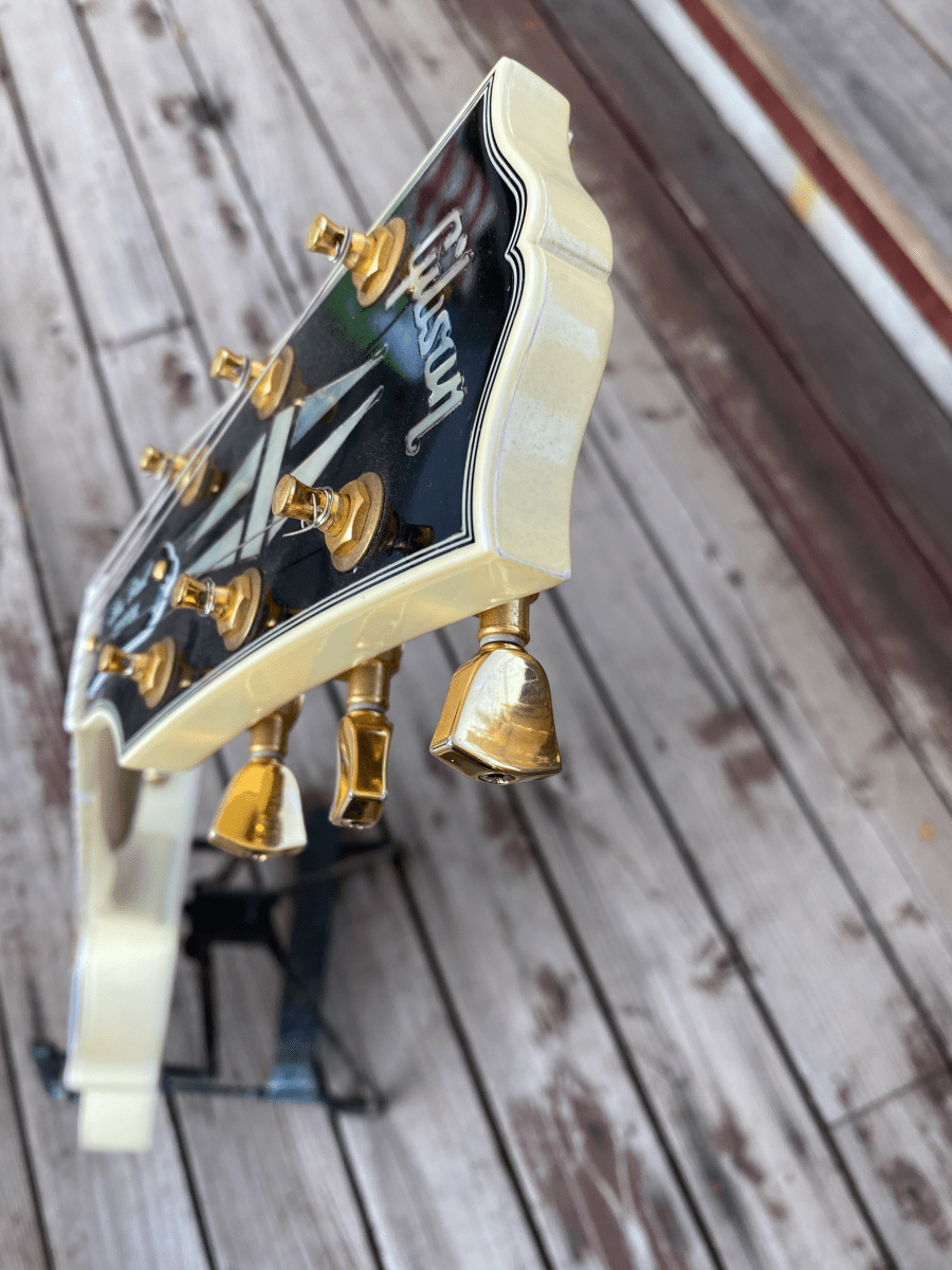 SOLD - Gibson Les Paul Custom White Custom Shop 2008 - SOLD - Mahar's Vintage Guitars