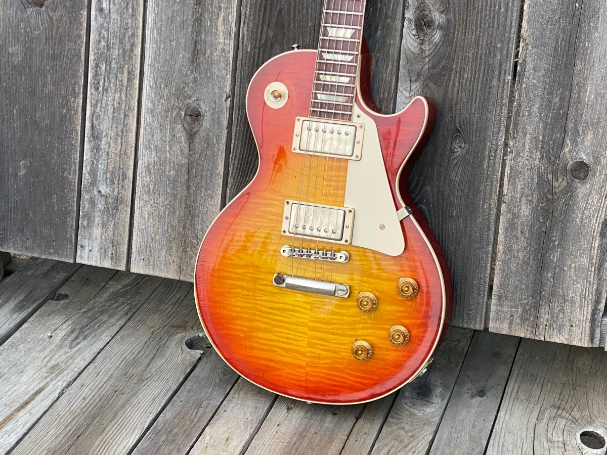 SOLD - Gibson Les Paul Historic Reissue R8 Factory Aged LPR8S - SOLD - Mahar's Vintage Guitars