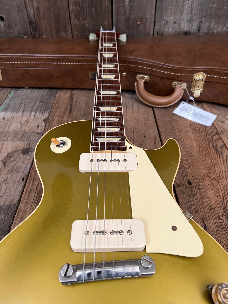 SOLD - Gibson Les Paul R4 Goldtop 2019 1954 Reissue Custom Shop - Mahar's Vintage Guitars