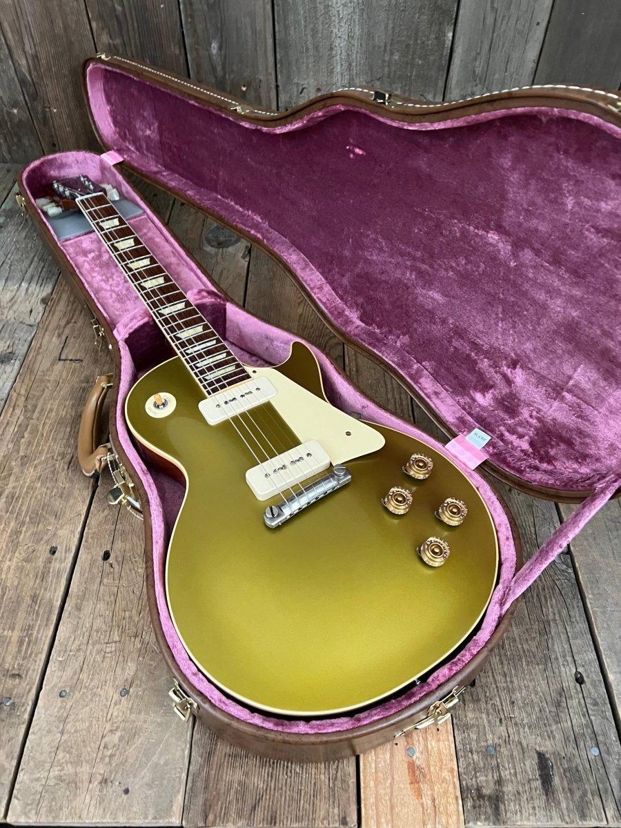 SOLD - Gibson Les Paul R4 Goldtop 2019 1954 Reissue Custom Shop - Mahar's Vintage Guitars