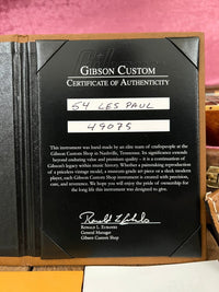 SOLD - Gibson Les Paul R4 Goldtop 2019 1954 Reissue Custom Shop - Mahar's Vintage Guitars