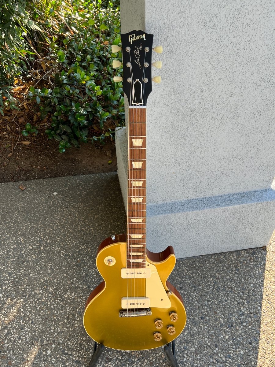SOLD - Gibson Les Paul R4 Goldtop 2019 1954 Reissue Custom Shop - Mahar's Vintage Guitars