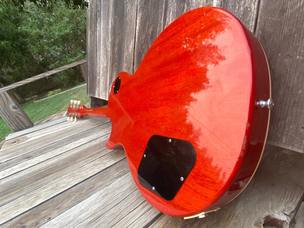 SOLD - Gibson Les Paul R9 Historic 1959 Reissue Factory Aged 2018 - SOLD - Mahar's Vintage Guitars