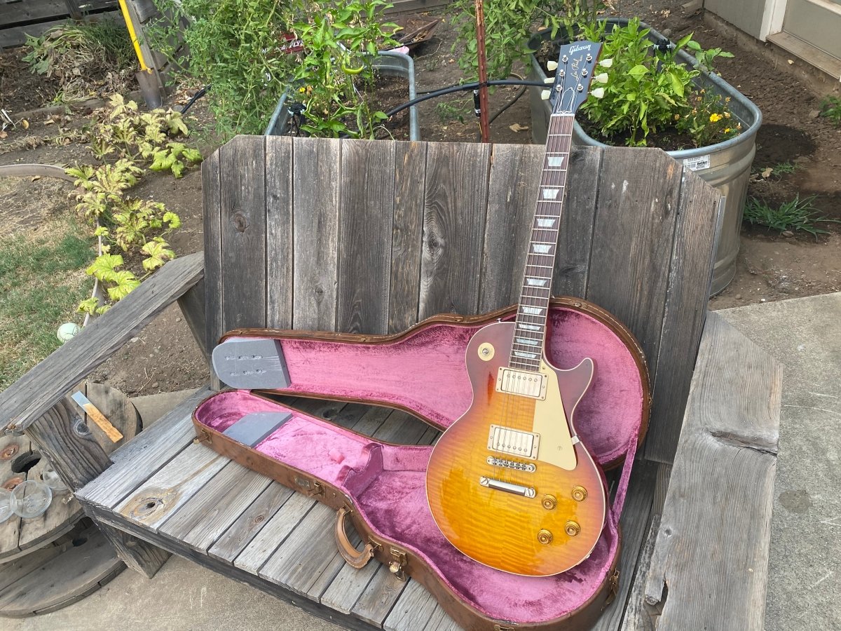 SOLD - Gibson Les Paul R9 Historic 1959 Reissue Factory Aged 2018 - SOLD - Mahar's Vintage Guitars