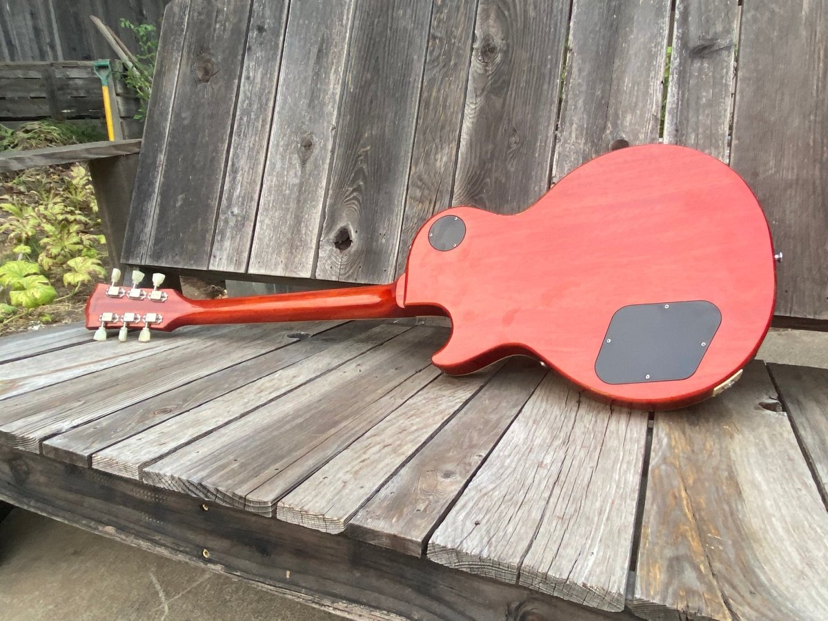 SOLD - Gibson Les Paul R9 Historic 1959 Reissue Factory Aged 2018 - SOLD - Mahar's Vintage Guitars